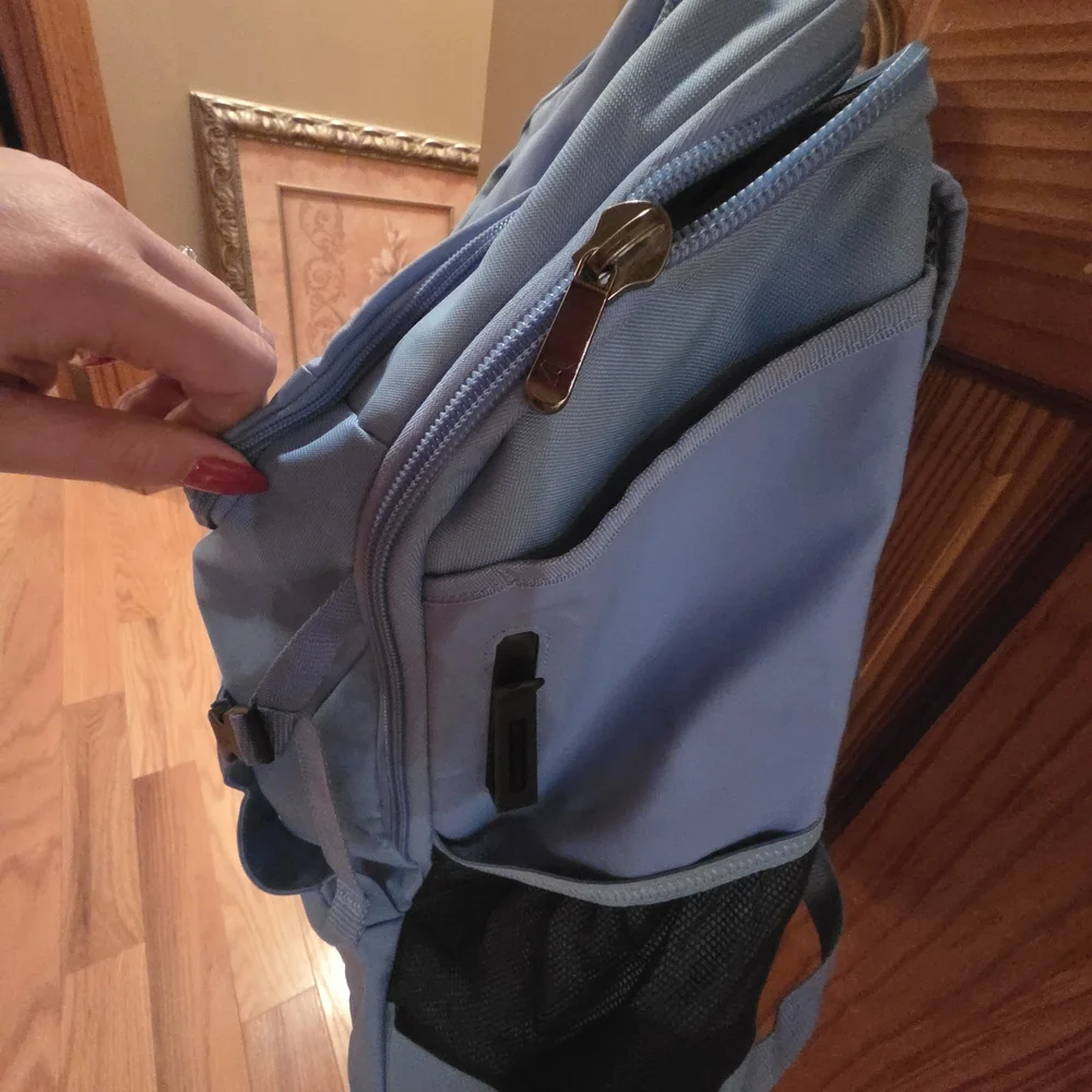 Easton Ghost Tar Heel Blue Bat Bag - Picture 3 of 7